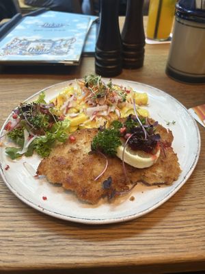 Veganes Schnitzel  at Oskar in Bayreuth