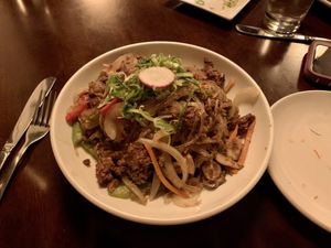 Vegan Japchae  at Arario Midtown in Reno