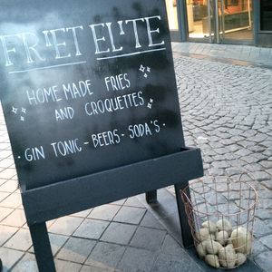 Local and organic potatoes ! at Friet Elite in Maastricht