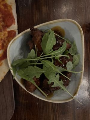 BBQ KOREAN SAUCE CAULI WINGS   at The Ark in Glasgow