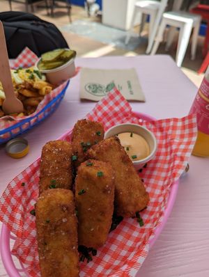 Fried Mac n cheese at Hello Rosie in Hamilton
