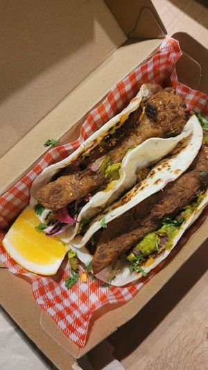 Chikun tacos at Hello Rosie in Hamilton