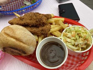 Chicken dinner   at Hello Rosie in Hamilton