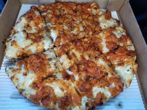 The Vegan Firebird - buffalo chicken and party sauce at Ohio Pie in Brunswick