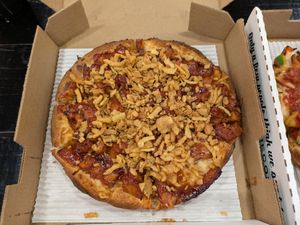 Vegan piggy bird at Ohio Pie in Brunswick