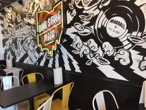 Table seating  at Ohio Pie in Brunswick