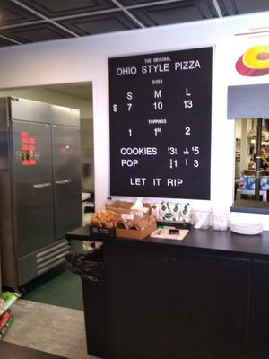 Prices at Ohio Pie in Brunswick