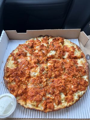 Buffalo Chicken with vegan ranch!  at Ohio Pie in Brunswick