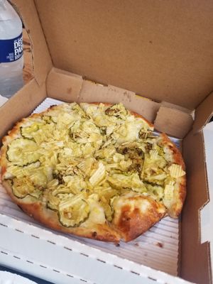 Vegan pickle pie at Ohio Pie in Brunswick