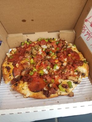 Vegan supreme "heart of it all" at Ohio Pie in Brunswick