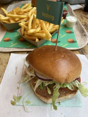   at Vedang - green burger | Mall of Berlin in Berlin