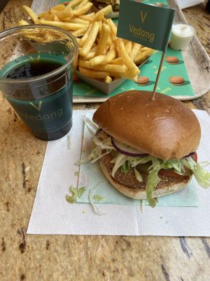   at Vedang - green burger | Mall of Berlin in Berlin