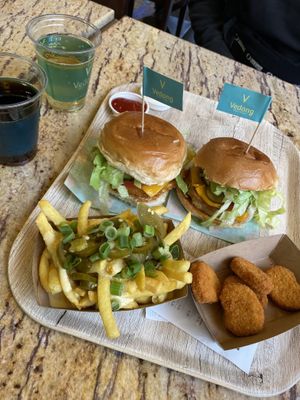   at Vedang - green burger | Mall of Berlin in Berlin