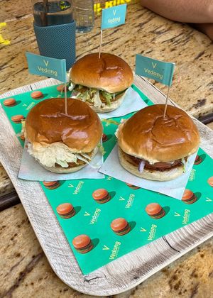   at Vedang - green burger | Mall of Berlin in Berlin