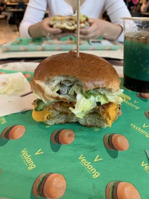   at Vedang - green burger | Mall of Berlin in Berlin