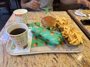   at Vedang - green burger | Mall of Berlin in Berlin