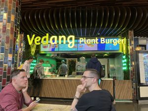   at Vedang - green burger | Mall of Berlin in Berlin
