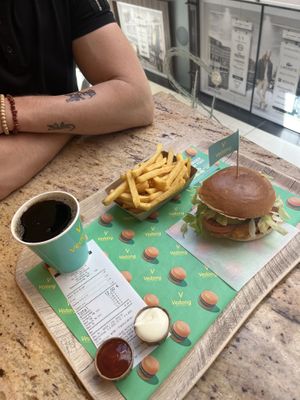   at Vedang - green burger | Mall of Berlin in Berlin