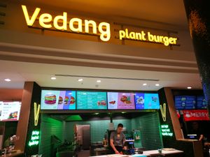Vedang plant burger at Vedang - green burger | Mall of Berlin in Berlin
