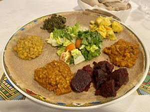  Veggie Combo   at Lucy Ethiopian in Las Vegas