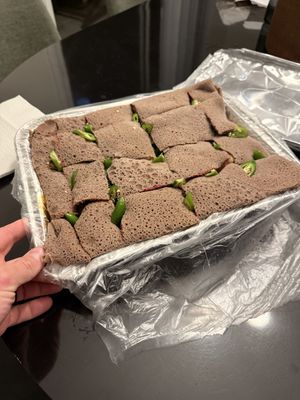 Agelgil to go   at Lucy Ethiopian in Las Vegas