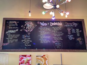 Menu at Juicy's Wellness Cafe in Murfreesboro