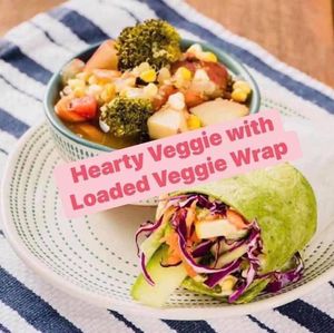 Lunch combo  at Juicy's Wellness Cafe in Murfreesboro