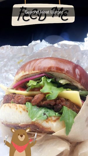 Beyond Meat Burger  at Juicy's Wellness Cafe in Murfreesboro