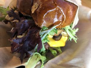 The best - cheesy mushroom  at Juicy's Wellness Cafe in Murfreesboro