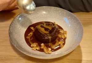 Chocolate pudding - HEAVY 😁 at Bar Hola Flora in Burgos