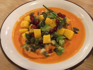 Mango Gazpachos  at Bar Hola Flora in Burgos