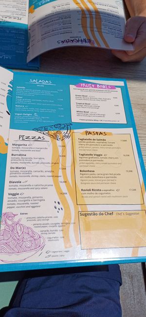 Menú at Wax RestoBar in Faro