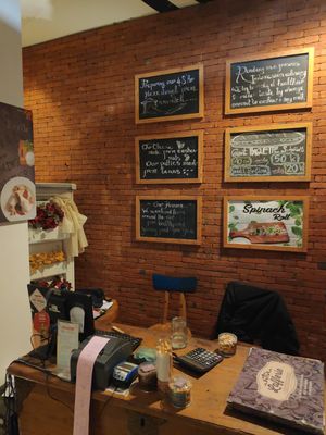 cashier at Lafferie in Malang