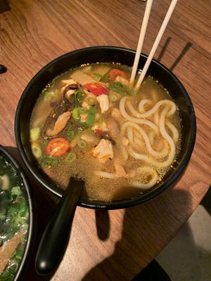 Spicy tofu udon   at Sasou in Munich