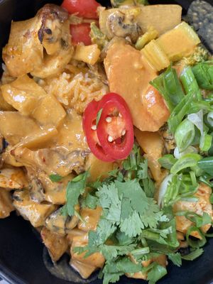 Vegan dish of the dayy  at Sasou in Munich