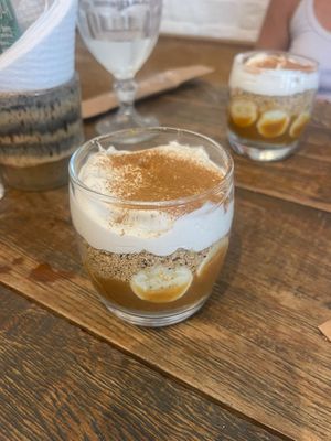 Vegan bannoff at Casa Graviola in Vitoria