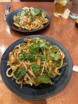 Chipotle udon noodles with tofu  at Lalo in Cincinnati