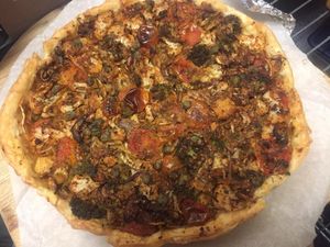 Veggie pie at Café Forum in Maastricht