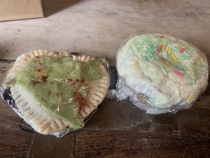 Poptart and muffin   at Peace on Earth in Provo