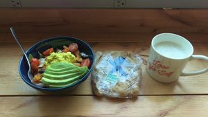 Tofu scramble hash at Peace on Earth in Provo