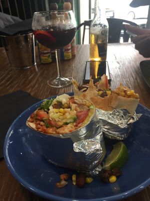 Vegan burrito  at Avotaco in Ta Xbiex