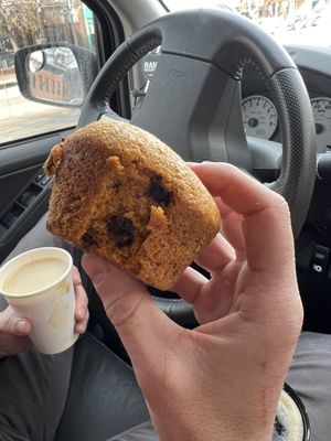 Chocolate chip pumpkin   at Love Muffin Cafe in Moab
