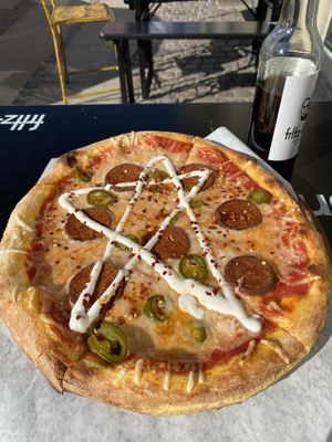 En stærk fætter! at POW - The Vegan Pizzeria in Copenhagen