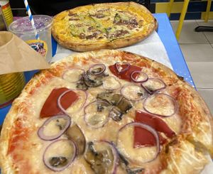 Vegan pizza 🍕  at POW - The Vegan Pizzeria in Copenhagen