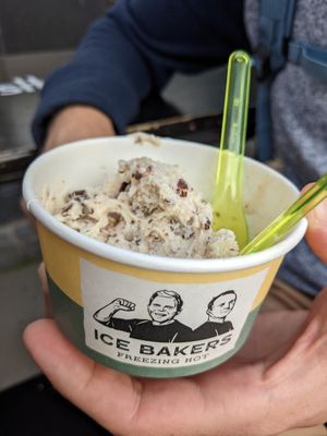 Cookie dough ice cream at POW - The Vegan Pizzeria in Copenhagen