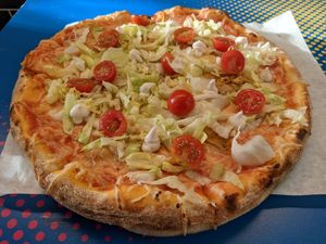 Norrebro pizza at POW - The Vegan Pizzeria in Copenhagen