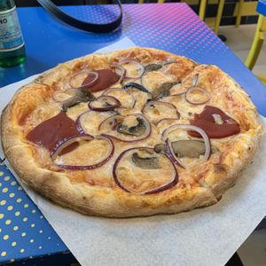 Denver pizza  at POW - The Vegan Pizzeria in Copenhagen