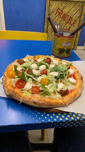 Great pizza! at POW - The Vegan Pizzeria in Copenhagen