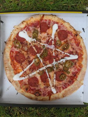 Katla pizza at POW - The Vegan Pizzeria in Copenhagen