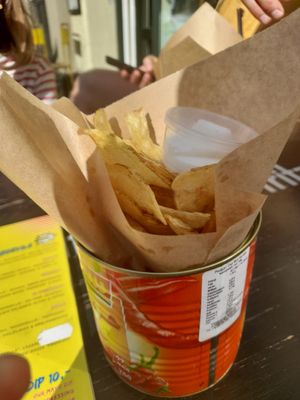 chips at POW - The Vegan Pizzeria in Copenhagen